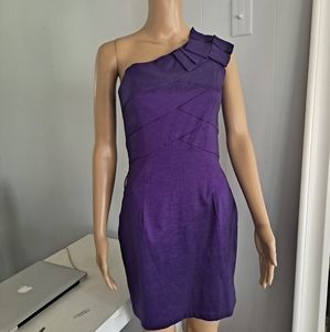 Jessica McClintock purple evening dress